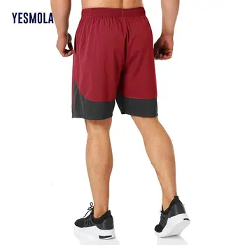 YESMOLA Летние пляжные брюки для фитнеса, бега, мужские быстросохнущие свободные шорты для занятий спортом на открытом воздухе, модные короткие брюки