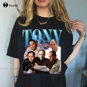 Винтажная рубашка Tony Soprano, футболка Tony Soprano, футболки для фанатов Tony Soprano, футболка Tony Soprano в стиле ретро 90-х, подарочная футболка Xs-5Xl на заказ