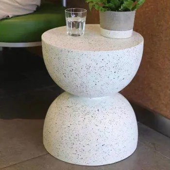 Журнальные столики в скандинавском стиле минималистичное кафе, маленький круглый современный журнальный столик, диван-чайный мобильный диван, небольшая мебель XYCT