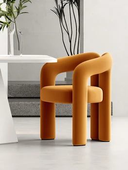 Легкие роскошные обеденные стулья, дизайнерские стулья в современном минималистичном стиле, новые ресторанные обеденные стулья, домашние скандинавские стулья
