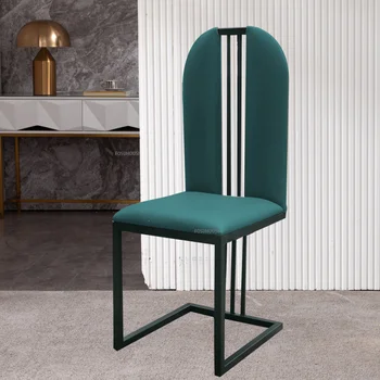 Легкие роскошные обеденные стулья Современный минималистичный стул для банкетного зала отеля Мебель для дома в небольшой квартире Стул для ресторана высокого класса