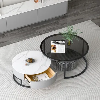 Современный Уникальный журнальный столик для гостиной Водонепроницаемый Простой Каменный Журнальный столик Скандинавского дизайна Mesas De Centro Para Sala Мебель
