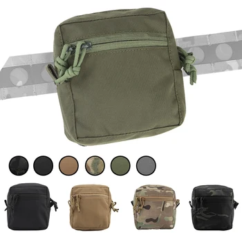 Тактический чехол для хранения, сумка MOLLE для военного охотничьего жилета, стреляющего в Страйкбол, пейнтбольные аксессуары, сумки, Мини-Походные армейские сумки