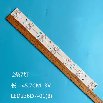 10 шт. светодиодная подсветка для LED236D7-01,30323607205 V236BJ1-P01 LED236D7-01 (B) TF-LED24S38T2 PLE-2405HD 457 мм