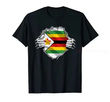 100% Хлопок, Супер-зимбабвийское наследие, гордые корни Зимбабве, футболка с флагом, мужские женские футболки унисекс, Размер S-6XL