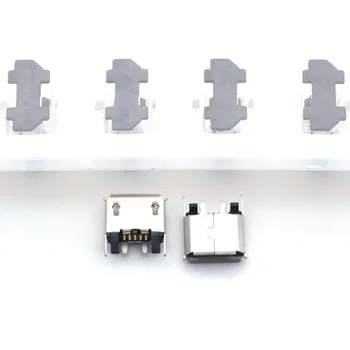 10шт для ZX80-B-5P MICRO USB B Тип Вертикальный разъем SMT 5P USB зарядное устройство порт зарядки разъем для док-станции