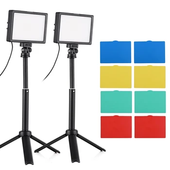 15 Вт, заполняющий светильник для настольной фотографии, светодиодный светильник для видеосъемки, двухцветная температура CRI95, USB-источник питания для видеосъемки