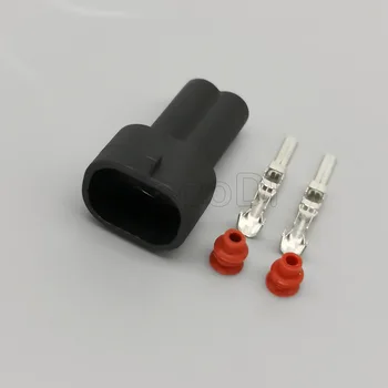 20 Комплектов 2-полосных штекерных разъемов для инжектора Denso Toyota Mazda Connector Включают клеммы и уплотнения 4AGE RB26 3SGE 