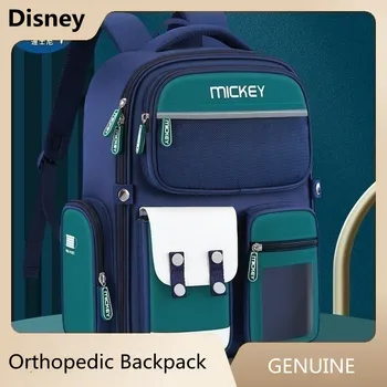 2023 Школьные Сумки Disney Mickey Для Мальчиков 1-6 Класса Начальной Школы, Ортопедический Рюкзак Для Отдыха На Плечо, Большой Емкости Mochila