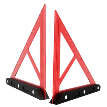 4 и 9-дюймовый скоростной квадратный Высокоточный линейный калибр из алюминиевого сплава, Деревообрабатывающая линейка для разметки отверстий, уровень Треугольника, прямоугольный квадрат