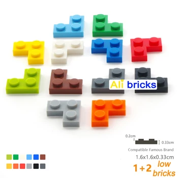 40шт Совместим С 2420 DIY Блоками Строительные Кирпичи Тонкие 1 + 2 Развивающие Сборные Строительные Игрушки для Детей Размер