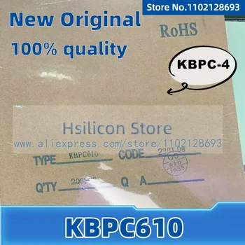 (5 ШТ.) 100% новые в наличии: KBPC610, 10A, KBPC-4