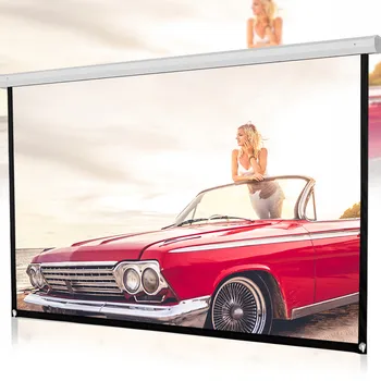 60-дюймовый HD-проектор с экраном 16:9 Проекционный портативный экран для домашнего кинотеатра, складной экран, холст для проектора # BL3