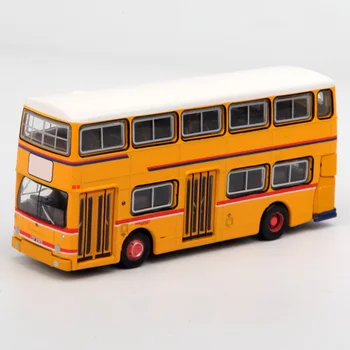 9 см Двухэтажный автобус-универсал Hong Kong City L31 Модель легкосплавного автомобиля из коллекции для взрослых, Памятный подарок, игрушка с ретро-орнаментом