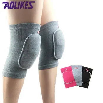 AOLIKES 1 пара утолщенных губчатых наколенников для танцев, баскетбола, коленной чашечки, ползунков для надколенника, защитного коленного бандажа, наколенников
