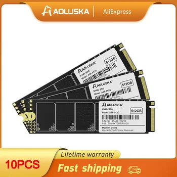 AOLUSKA 512GB SSD NVME M2 1TB Твердотельный Накопитель PCIe Высокоскоростной 2240MBs 2280 Внутренний Жесткий Диск 128 ГБ 256 ГБ Для Настольного Ноутбука