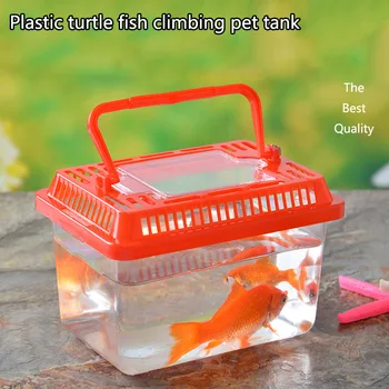 CoolPet Оптовая цена Мини-маленькая чашка для медуз, прозрачная коробка для домашних животных, аквариум для золотых рыбок и черепах