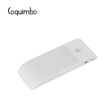Coquimbo PIR Датчик Движения Магнитный Настенный Светильник USB Перезаряжаемый Ночник Для Гардероба, Коридора, Кухни, Белый / Теплый Свет