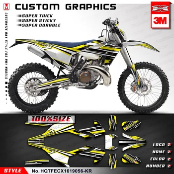 KUNGFU GRAPHICS Dirt Bike Stickers Kit MX Наклейки для TE FE TC FC TX FX 125 250 300 350 450 501 2016 2017 2018 2019