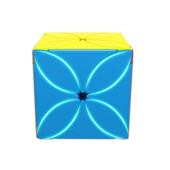 Moyu Meilong Clover Magic Cube Непоседа Игрушки Антистресс Stickerless Cubo Magico MFJS Четырехлистный Волшебный Скоростной Куб для Детского Подарка