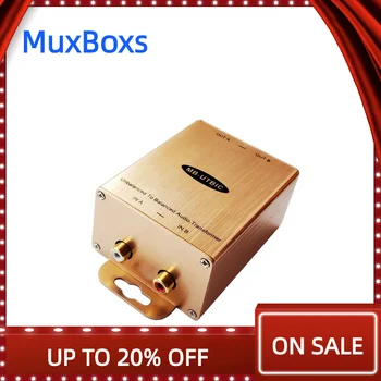 MUXBOXS с двойным несимметричным преобразователем RCA в профессиональный XLR 6.35 CANNON Audio DI для стереоусилителя-трансформатора