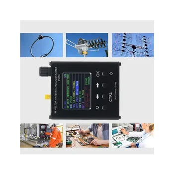 N1201SA + (PS200) Векторный сетевой анализатор 34,375 МГц-2,7 ГГц 2,4-дюймовый TFT-УФ-радиочастотный тестер SMA-K RF Analyzer