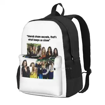Pll, друзья, делитесь секретами, модный дорожный ноутбук, школьный рюкзак, сумка