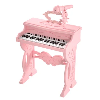 Zl Детское пианино, электронный орган для начинающих, Многофункциональный игровой микрофон