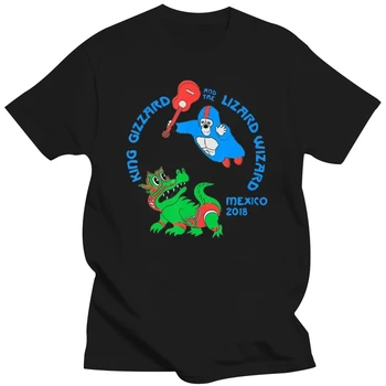 Белая футболка King Gizzard And The Lizard Wizard с коротким рукавом, размер S-3Xl, футболка Harajuku