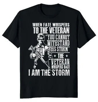 Ветеран боевых действий Американской армии, Классическая новинка, хлопковая футболка с круглым вырезом, Мужская Женская повседневная футболка с коротким рукавом, прямая поставка