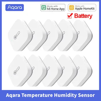 Датчик температуры Aqara Умный датчик давления воздуха влажности окружающей среды Интеллектуальное управление Подключением Zigbee для приложения Xiaomi Mi home