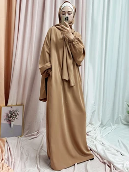 Джилбаб Платье Молитвенная Одежда С Капюшоном Абая Дубай Турецкие Мусульманские Джилбабсы для Женщин Повседневные Рамадан Ид Абаи Исламские Скромные Наряды