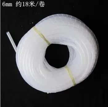 диаметр 18 метров/рулон 6 мм белые аксессуары для проводки Кабельные втулки