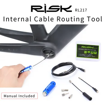 Инструмент для прокладки внутреннего кабеля в раме велосипеда Risk для шоссейного велосипеда MTB, Троса переключения передач, тормозного шланга, гидравлического шланга RL217
