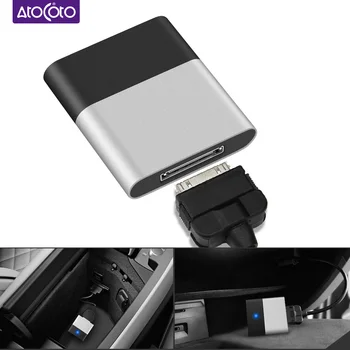 Кабель-адаптер Airdual AUX для Audi AMI Интерфейс MMI для Volkswagen MDI для Mercedes 30-контактный кабель для iPod, совместимый с Bluetooth