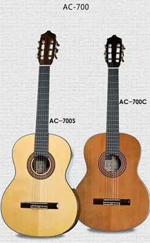 Классическая акустическая гитара Avila AC-700 с нейлоновыми струнами ручной работы, классическая акустическая гитара с твердым верхом, 39 дюймов