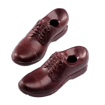 Кожаная обувь для 12-дюймовой мужской фигуры, коллекционная фигурная обувь, аксессуары для мужской фигуры, 12-дюймовая мужская фигурка, кожаная обувь