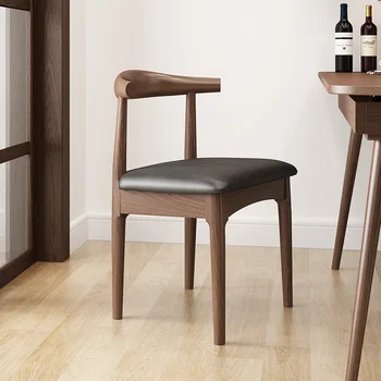 Кухонные передвижные обеденные стулья скандинавского современного дизайна, Деревянные обеденные стулья, спальня, Черная мебель для балкона Sillas De Cocina