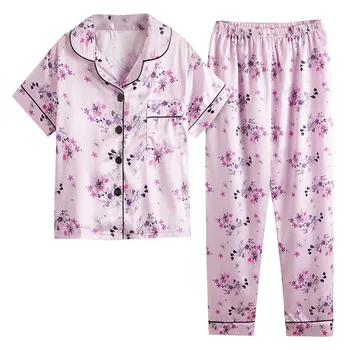 Летние Топы и брюки с цветочным принтом для маленьких девочек, комплект одежды из 2 предметов, Детская одежда, Я проснулась такой милой