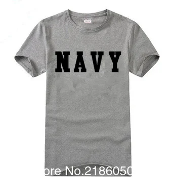 Летняя футболка US Army Navy Air Force USAF Marines USMC Military Physical PT Для мужчин, забавные хлопковые повседневные рубашки с круглым вырезом и принтом
