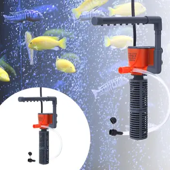 Мини-многофункциональный очиститель аквариума 3 в 1, качественный фильтр для аквариума, воздушный насос с хлопковым сердечником для водных домашних животных, товары
