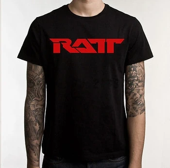 Мужская футболка RATT от роскошного бренда, модные забавные футболки, хлопковая мужская футболка, футболка homme brand, футболка