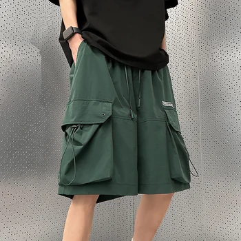 Мужские сорта уличной одежды ip op в японском стиле, Широкие брюки Caro, Новые летние мужские плавки большого размера