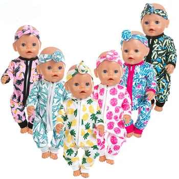 Новые комбинезоны, кукольная одежда, подходящая для кукол ростом 43 см / 18 дюймов, одежда для куклы born baby, Аксессуары для куклы reborn
