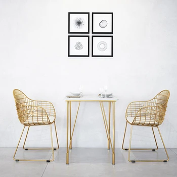 Обеденные стулья с подвижными подлокотниками Скандинавского современного дизайна, обеденные стулья для спальни, мебель для гостиной Sedie Pranzo Moderne, Мебель для балкона