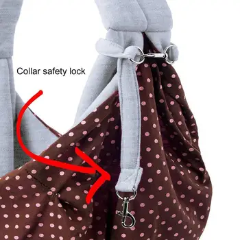 Отличный хлопковый безопасный для путешествий рюкзак для собак, переноска на слинге для собак Без рук, хорошая воздухопроницаемость