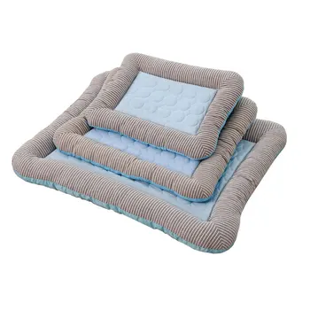 Охлаждающая кровать для домашних животных для собак, товары для крупных питомцев, коврик для щенков, прохладный дышащий Кошачий диван