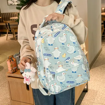 Повседневные водонепроницаемые нейлоновые женские сумки, школьный рюкзак для девочек-подростков, дорожная сумка Mochilas, женская маленькая сумка для книг, сумка Kawaii