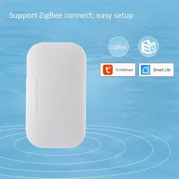 Поддержка Alexa Google Home Беспроводная домашняя Охранная сигнализация Голосовое управление Дверь с батарейным питанием Магнитный Умный дом Tuya Zigbee