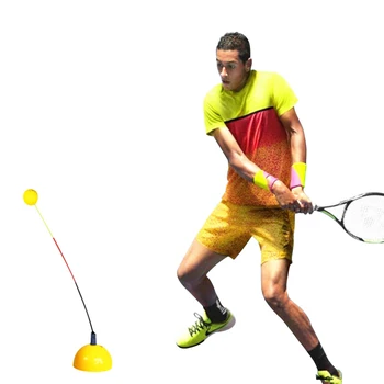 Портативный Инструмент Для Тренировки Тенниса Профессиональный Теннисный Тренажер Swing Pratice Машина Для Игры В Теннисный Мяч Для Начинающих Аксессуары Для Самообучения
